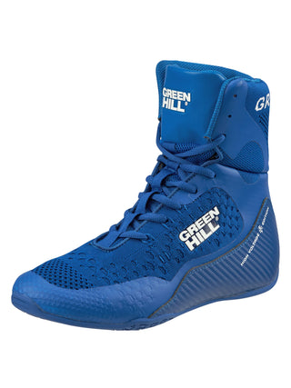 blue boxing shoes