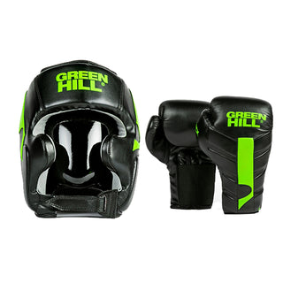 Boxing Set Gloves + Head Guard Attack