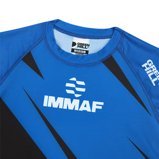 Green Hill Rash Guard IMMAF APPROVED BLUE