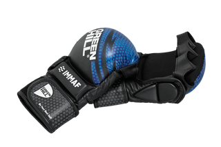 GREEN HILL IMMAF APPROVED MMA GLOVES BLUE